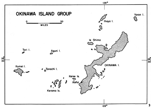 MAP NO. 2: Okinawa Island Group