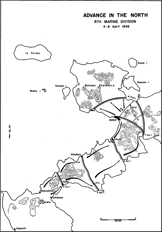 MAP NO. 4: Advance in the North