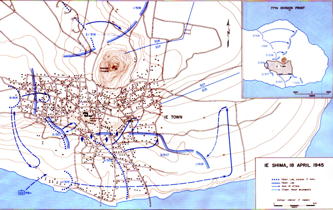Map XVI: Ie Shima, 18 April 1945
