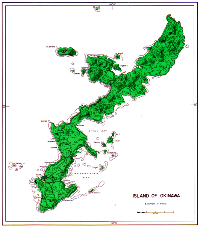 Map II: Island of Okinawa