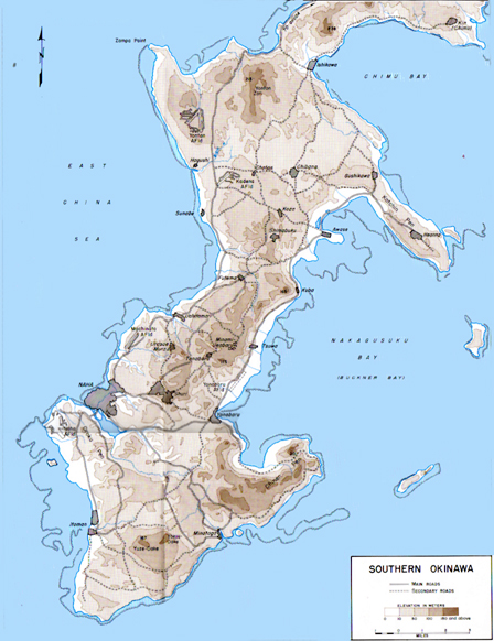 Map III: Southern Okinawa
