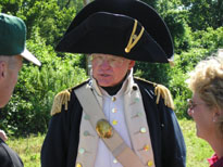 Photo: Dr. Stearns is wearing the uniform of a Brigadier General (a rank eventually reached by Clark).  In 1807 Thomas Jefferson appointed him principal Indian agent for the Louisiana Territory and brigadier general of its militia, posts which he occupied until 1813, when he became governor of the newly-formed Missouri Territory.