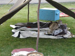 Photo: The enlisted men slept in tents when the expedition was not occupying more permanent winter quarters.  