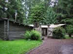 Photo: Front gate of Fort Clatsop viewed from the northeast. 