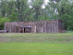 Photo: Fort Mandan as seen from the southwest.