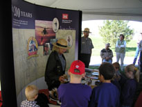 Photo: The U.S. Army Corps of Engineers had a display tent at the Fort Pierre Signature Event.  