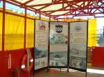 Photo: Interior shot of COE traveling display. This is the 99th Regional Support Command exhibit - this reserve unit played a tremendous role in the commemorative events that took place during 2002 - 2003 in Pennsylvania, Virginia, West Virginia and Kentucky.