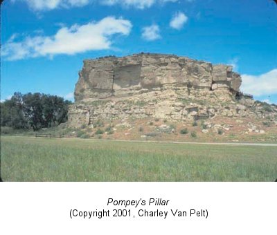 Pompey's Pillar (Copyright 2001, Charley Van Pelt)