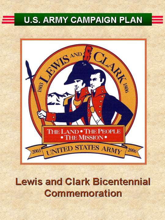 Cover, U.S. Army Campaign Plan: Lewis and Clark Bicentennial Commemoration