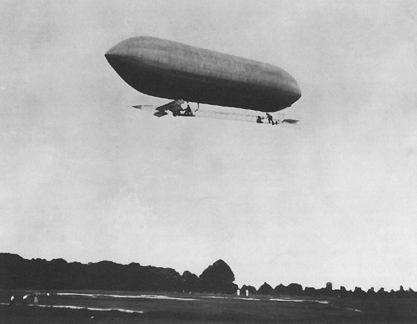 Photo:  Dirigible at Fort Myer, Virginia, 1908