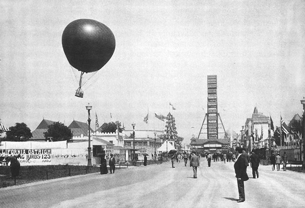 Photo:  The Signal Corps' balloon at the World's Columbian Exposition in Chicago, 1893