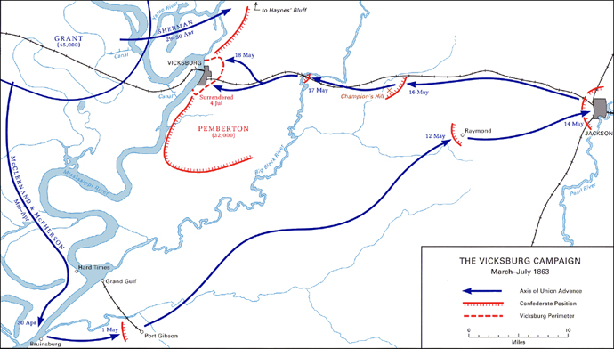 The Vicksburg Campaign, March-July 1863