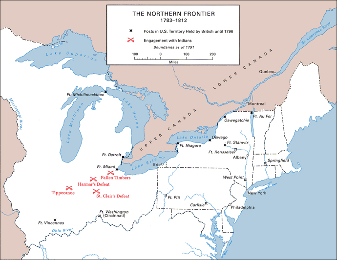 The Northern Frontier, 1783-1812