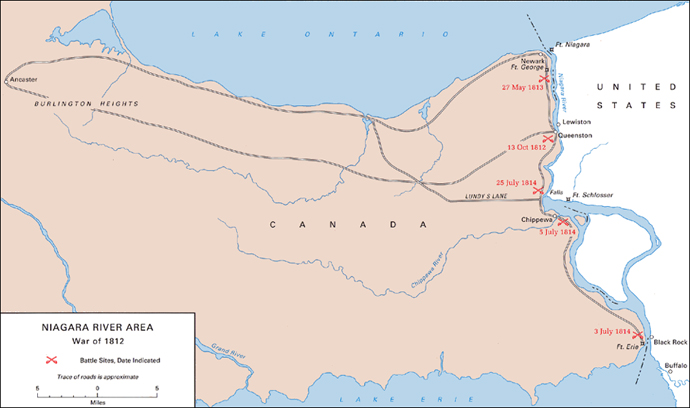 Niagara River Area, War of 1812
