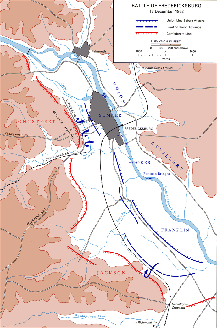 Battle of Fredericksburg, 13 December 1862