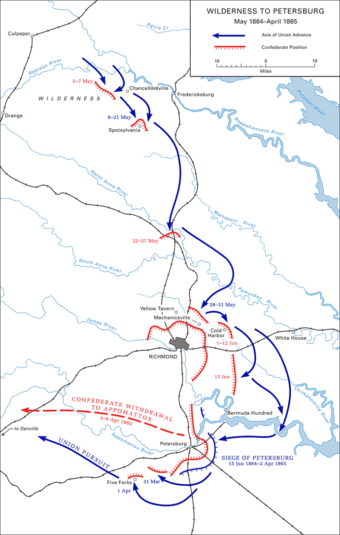Wilderness to Petersburg, May 1864-April 1865