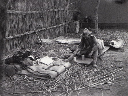 Officer’s Sleeping Quarters in China, ca. 1900
