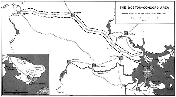 Map 3: The Boston-Concord Area