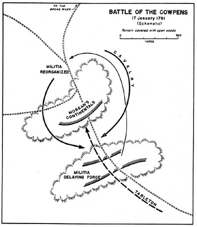 Map 11: Battle of the Cowpens