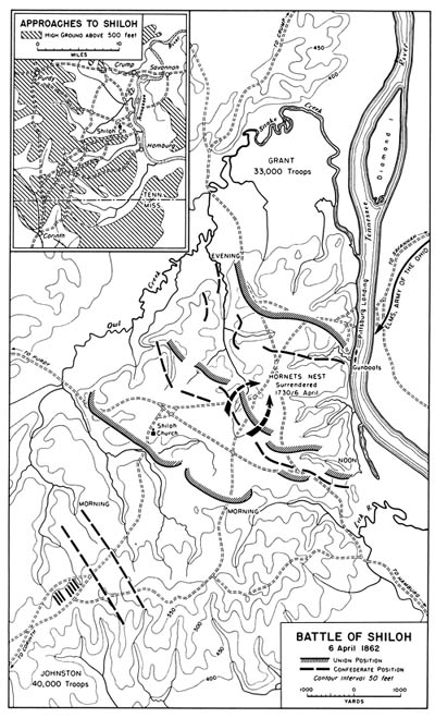 Map 24: Approaches to Shiloh