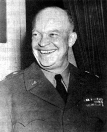 Picture - General Eisenhower. (Photograph taken in 1945.)