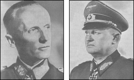 Photo:  General von Manteuffel and General von Luettwitz