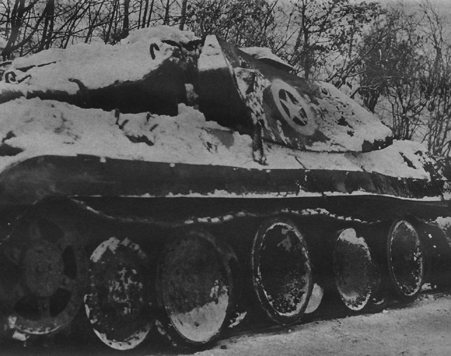 Photo:  German tank disguised as an American tank