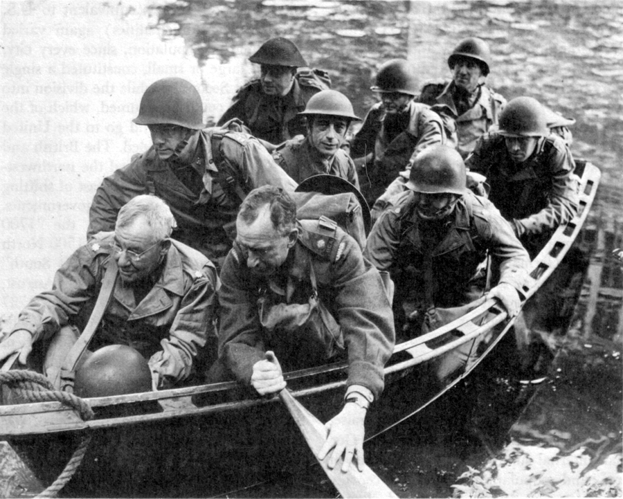 MILITARY GOVERNMENT OFFICERS PRACTICE RIVER GROSSING