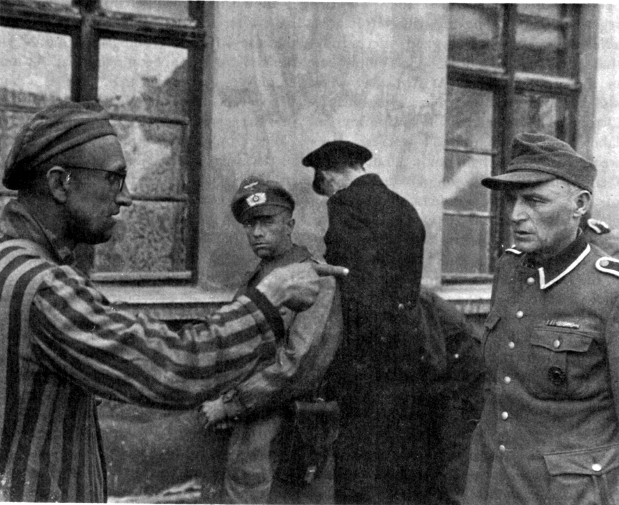 CONCENTRATION CAMP PRISONER IDENTIFIES SS GUARD