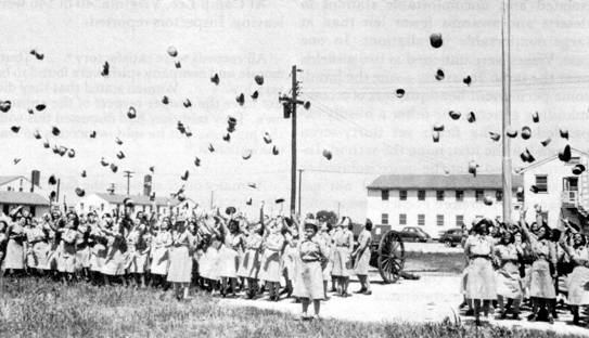 MASS ENLISTMENT CEREMONIES. Camp Atterbury, Indiana, 10 August 1943.