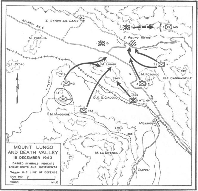 Map No. 20: Mount Lungo and Death Valley, 16 December 1943