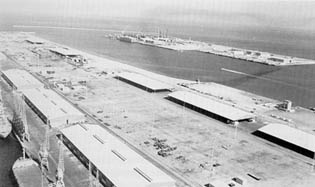 The port of Ad Dammam
