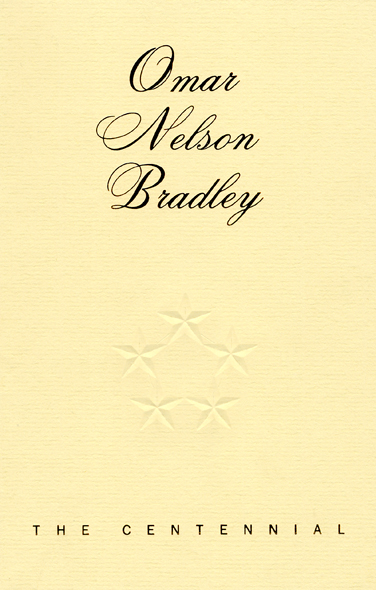 Cover:  Omar Nelson Bradley