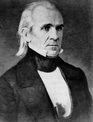 Image:  President James K. Polk (Library of Congress)