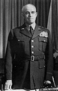 Photo:  General of the Army Omar Bradley, first Chairman of the Joint Chiefs of Staff, August 1949. He served in this position until his retirement from military service in 1953.