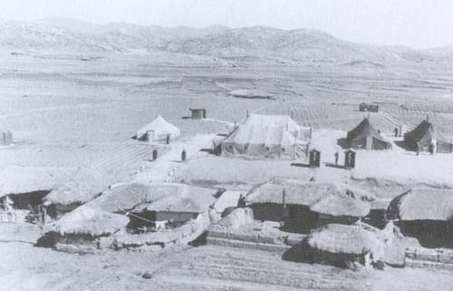 Photo: P'anmunjom truce tents (National Archives)