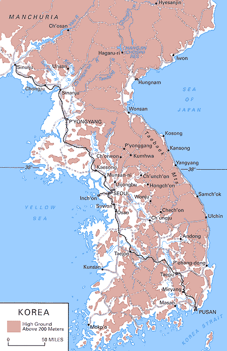 Map: Korea
