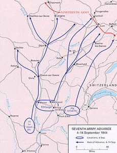 Seventh Army Advance (map)