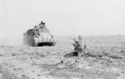 General Grant Medium Tank M3 in the Kasserine Pass area.