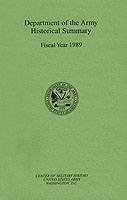 Department of the Army Historical Summary: Fiscal Year 1989