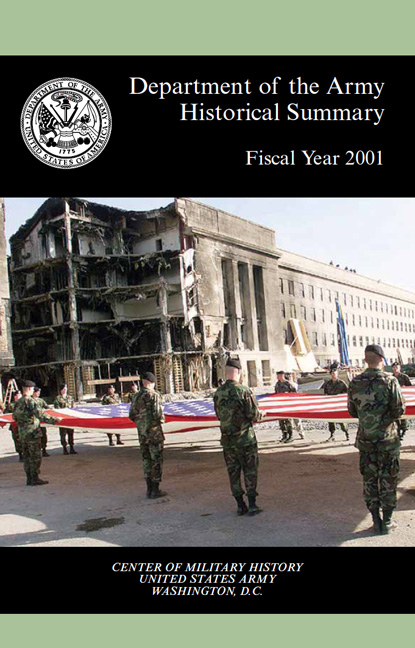 Department of the Army Historical Summary: Fiscal Year 2001
