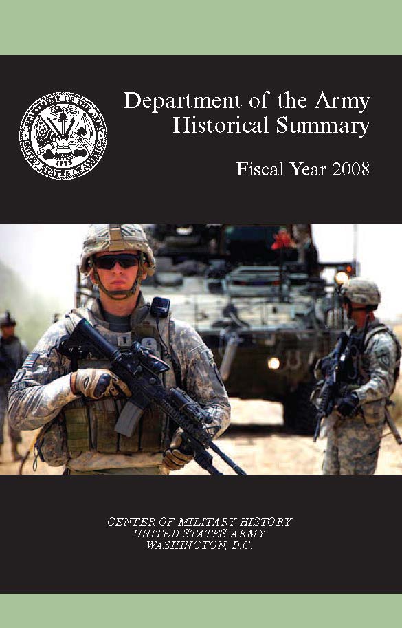 Department of the Army Historical Summary: Fiscal Year 2008