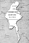 Map of Burma 1942