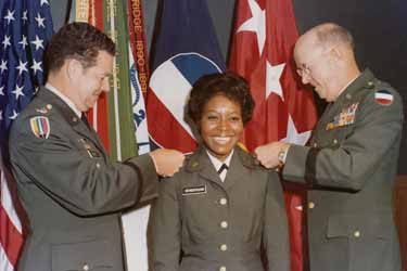Reverend Alice Henderson, first woman directly commissioned into the Chaplain Corps