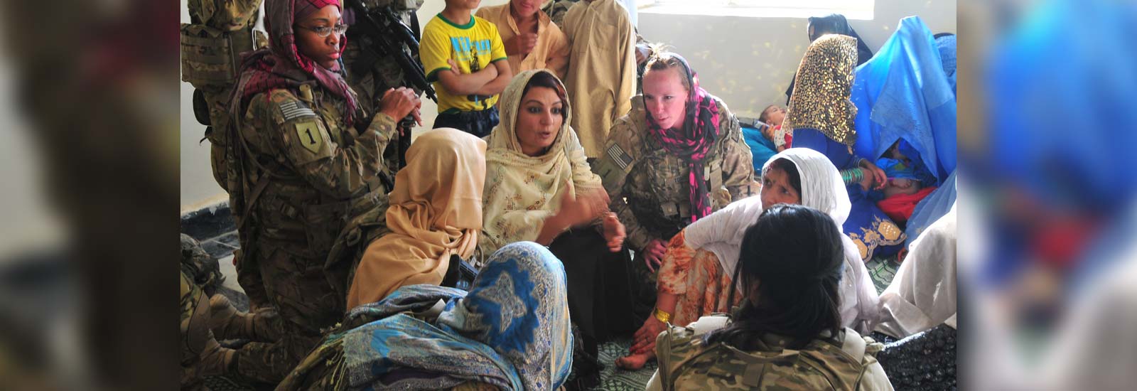 FET attend a women's shura, afghanistan, 2012