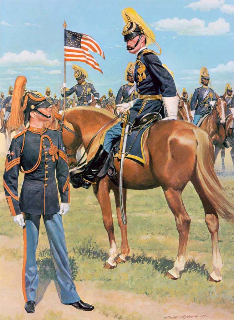 Cavalerie américaine 1885