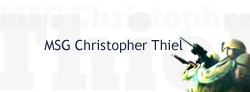 MSG Christopher Thiel