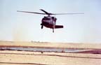 UH-60A Blackhawk landing.